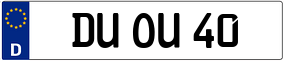 Truck License Plate